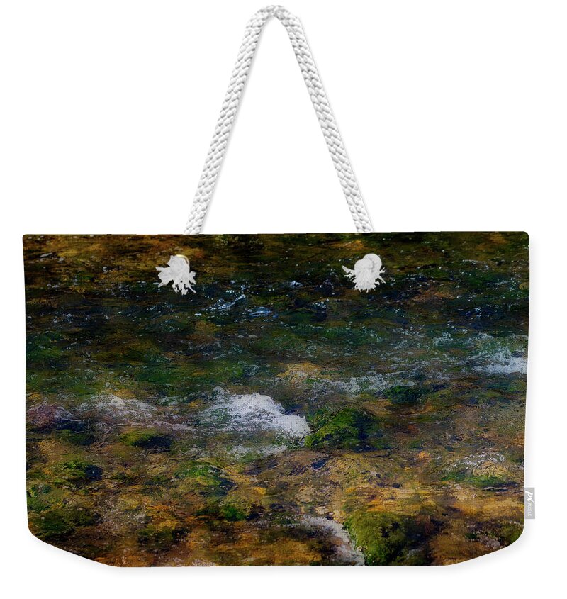 Water Weekender Tote Bag featuring the photograph Water Colors by Allin Sorenson