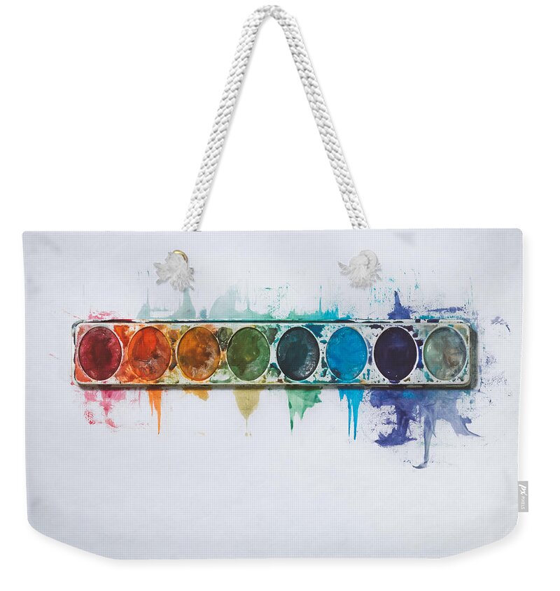 Scott Norris Photography Weekender Tote Bag featuring the photograph Water Colors by Scott Norris