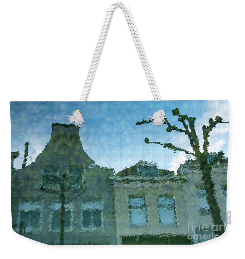 Reflections Weekender Tote Bag featuring the photograph Water houses by Adriana Zoon