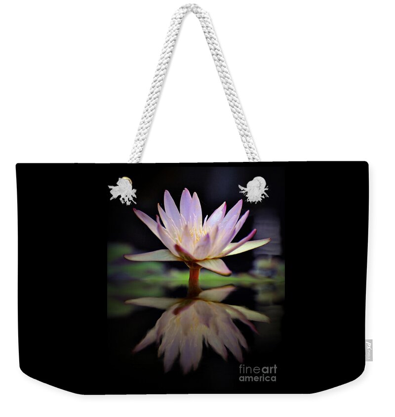 Floral Weekender Tote Bag featuring the photograph Water Lily by Savannah Gibbs
