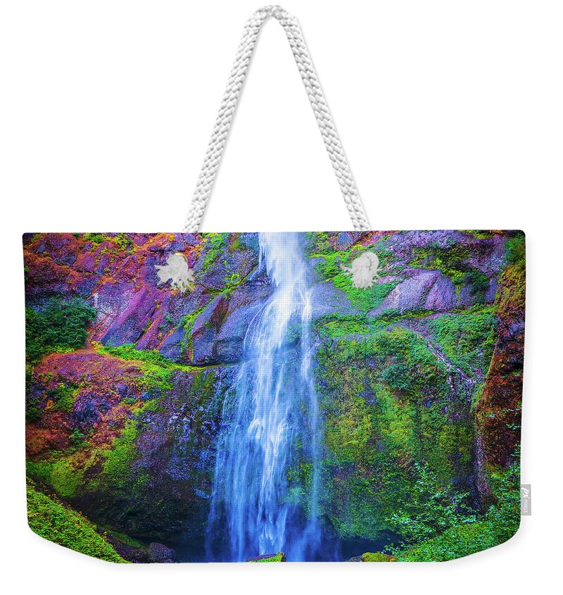 Waterfall Weekender Tote Bag featuring the photograph Waterfall 3 by Jason Brooks