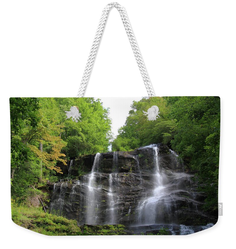 Waterfall Weekender Tote Bag featuring the photograph Waterfall - Amicalola Falls, Georgia, USA by Richard Krebs