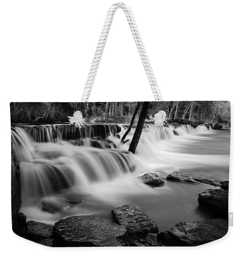 Natural Dam Weekender Tote Bag featuring the photograph Waterfall by James Barber