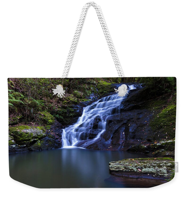 Waterfall Weekender Tote Bag featuring the photograph Waterfall by Keith Hawley