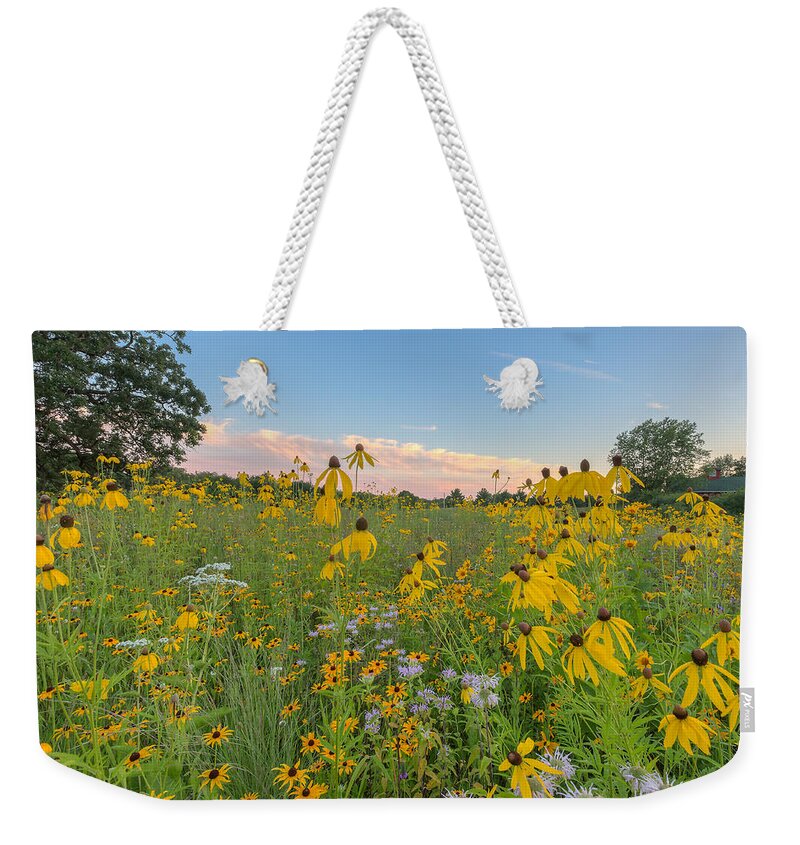 Flowers Weekender Tote Bag featuring the photograph Prairie 1 by Paul Schultz