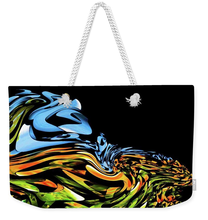 Wall Decor Weekender Tote Bag featuring the photograph Wave of Colors by Coke Mattingly