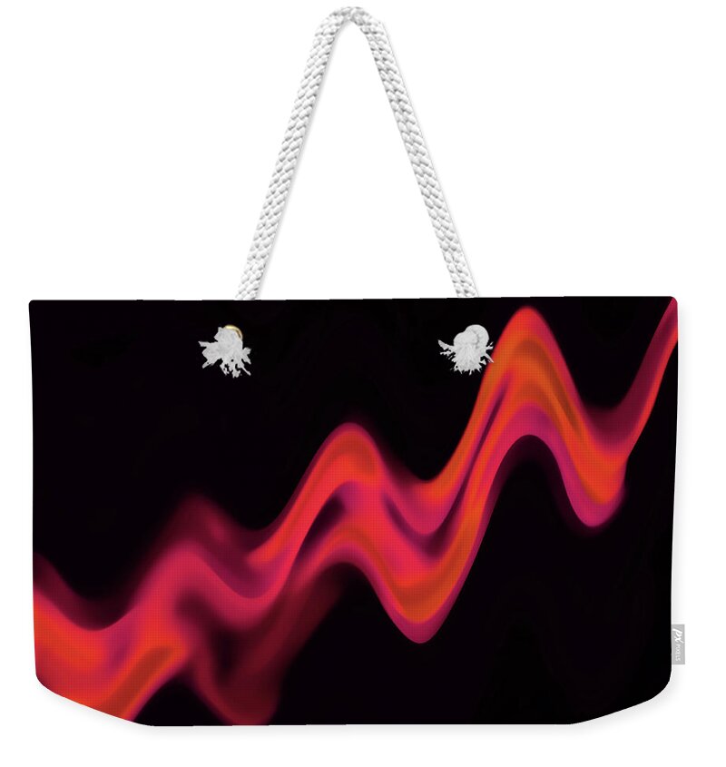 Abstract Weekender Tote Bag featuring the photograph Wave by Robert Mitchell