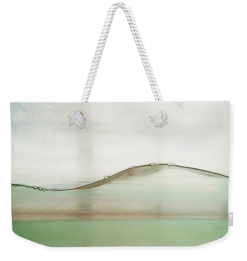 Water Weekender Tote Bag featuring the photograph Wave by Scott Norris
