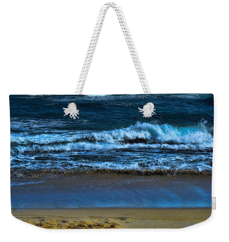 Waves Weekender Tote Bag featuring the photograph Waves 1 by Kristalin Davis by Kristalin Davis