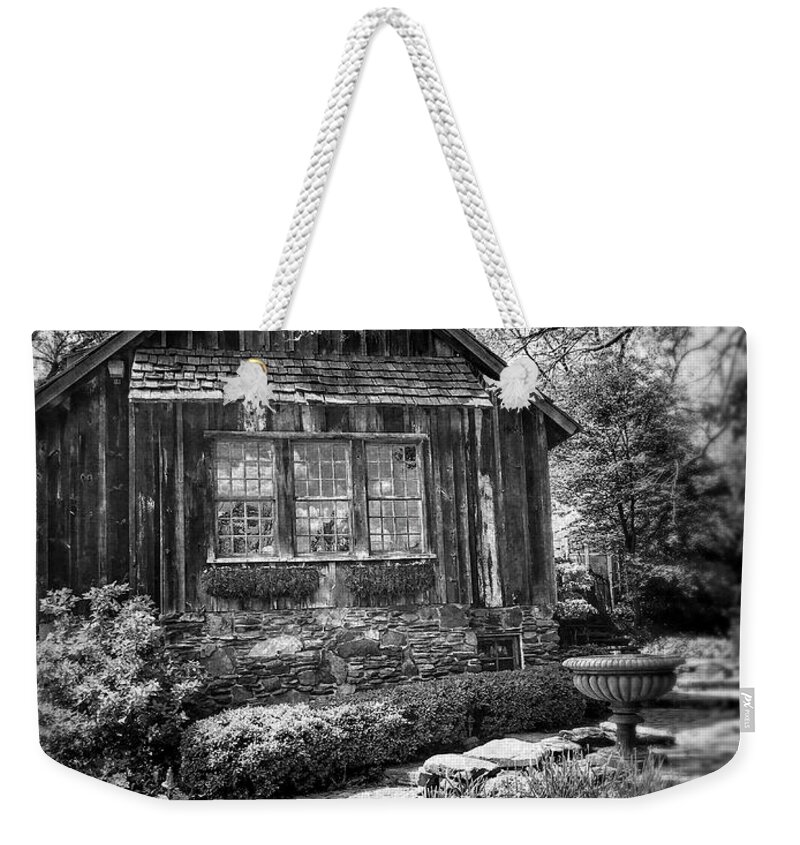 Black And White Photograph Weekender Tote Bag featuring the photograph Weathered With Time by Jill Love