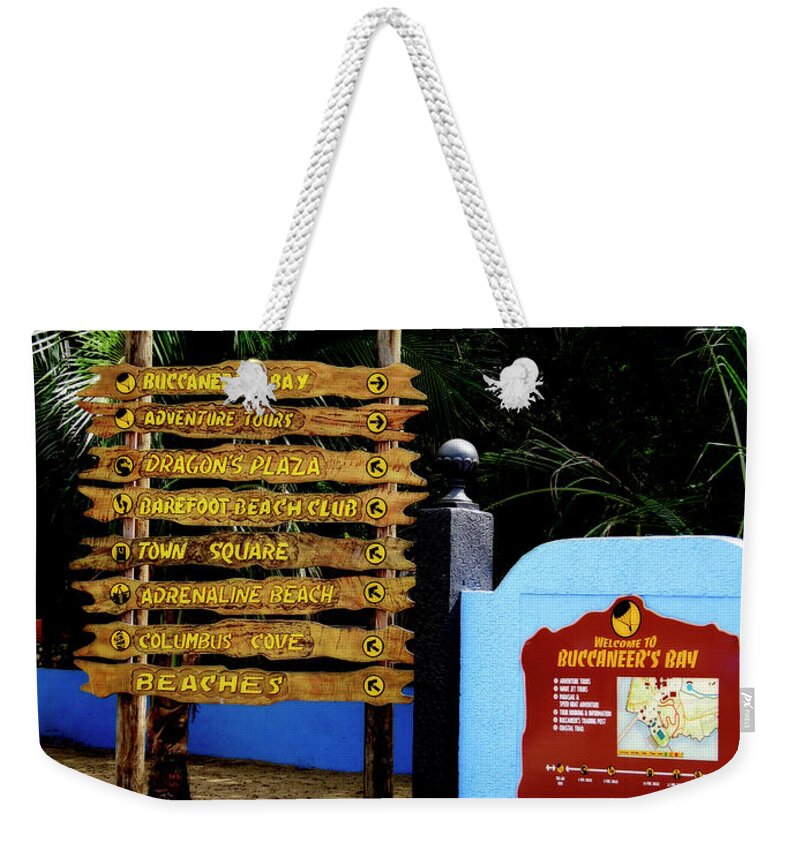 Island Weekender Tote Bag featuring the photograph Welcome to Labadee by Shelley Neff