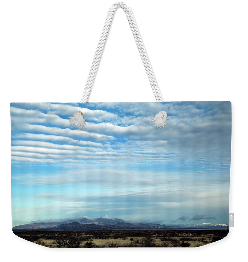 West Texas Horizon Weekender Tote Bag featuring the photograph West Texas Skyline #2 by David Chasey