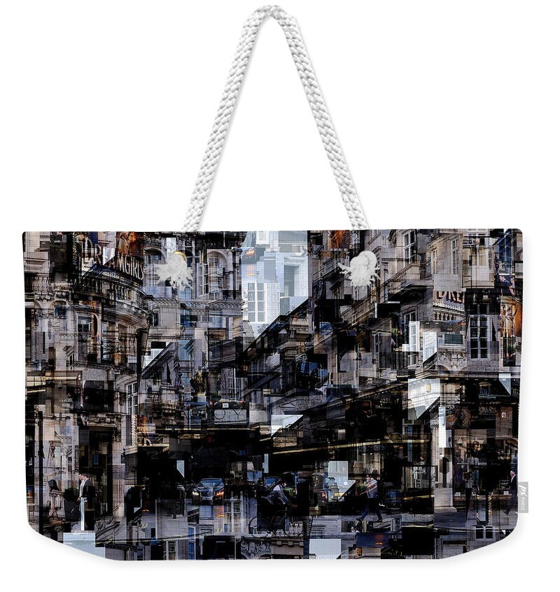  Weekender Tote Bag featuring the photograph Wet Plate Savoy Theatre /ND Honourable Mention 2018 by Aleksandrs Drozdovs