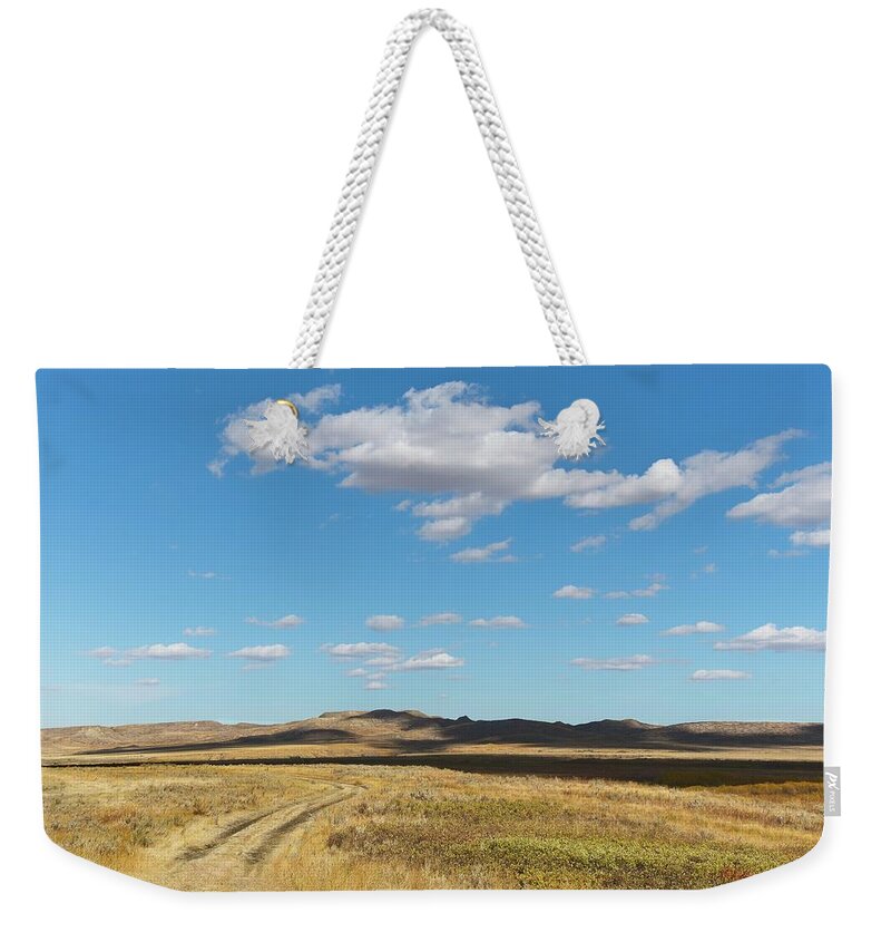 Canada Weekender Tote Bag featuring the photograph What Was Once A Road by Allan Van Gasbeck