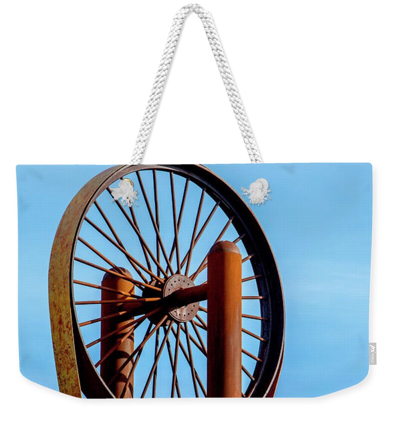 Wheel In The Sky Weekender Tote Bag featuring the photograph Wheel in the Sky by David Millenheft