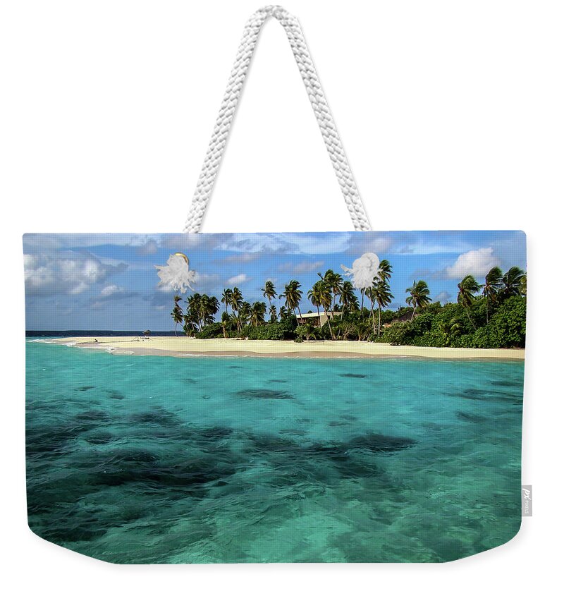 Jenny Rainbow Fine Art Photography Weekender Tote Bag featuring the photograph When the Dreams Coming True. Maldives by Jenny Rainbow