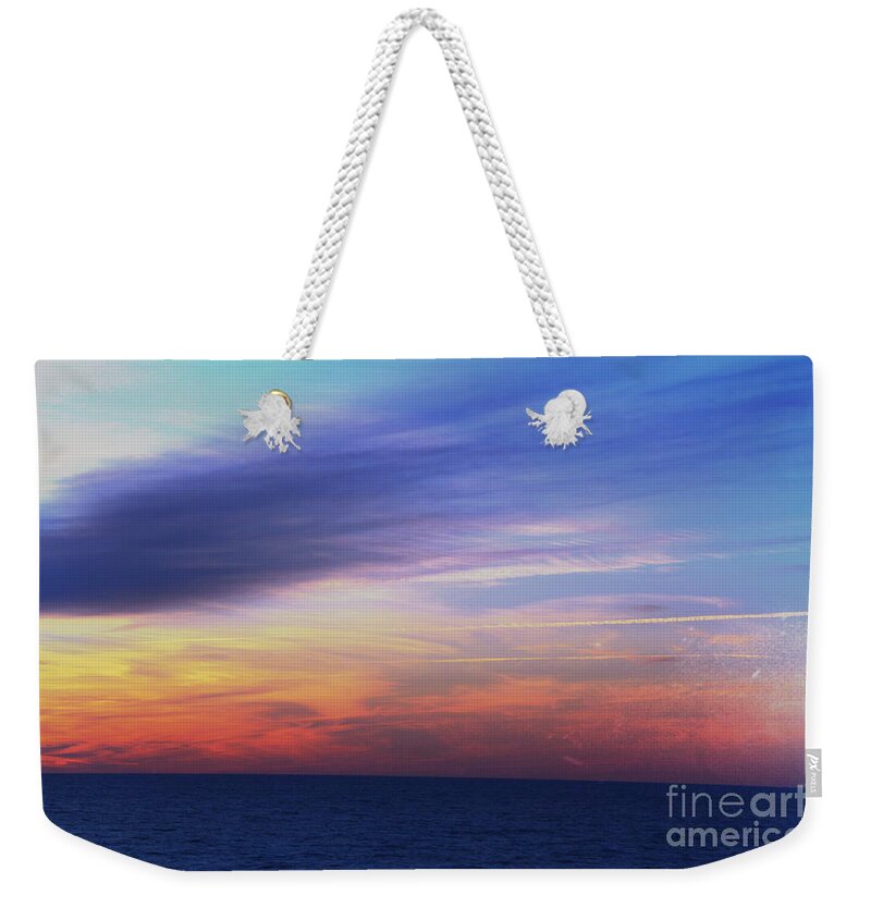 America Weekender Tote Bag featuring the photograph When The Sun Kissed The Sky by Robyn King