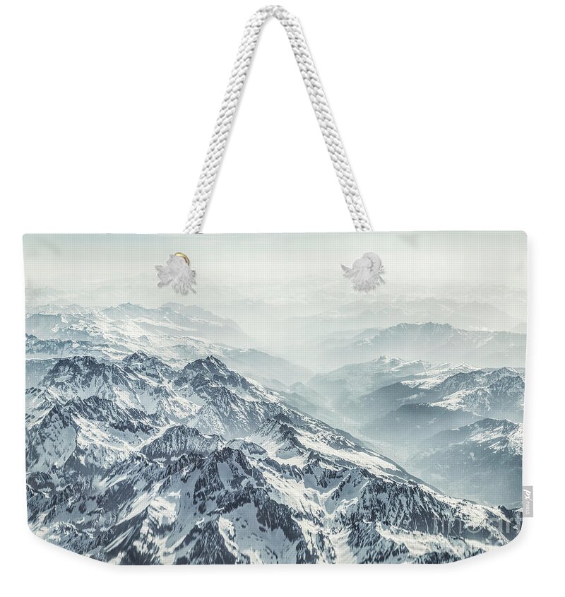 Kremsdorf Weekender Tote Bag featuring the photograph Where The Snow Never Melts by Evelina Kremsdorf