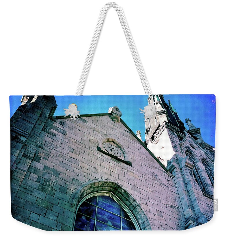 Church Weekender Tote Bag featuring the photograph Where There Is Light by Kevyn Bashore