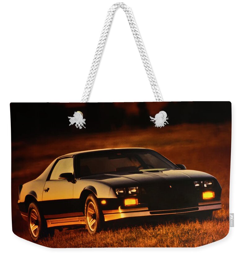 Z28.1982 Weekender Tote Bag featuring the photograph Where were U in 82 by Jeff Cooper
