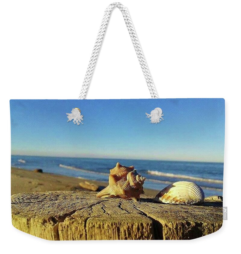  Weekender Tote Bag featuring the photograph Whisper Of The Sea by Margherita Rancura