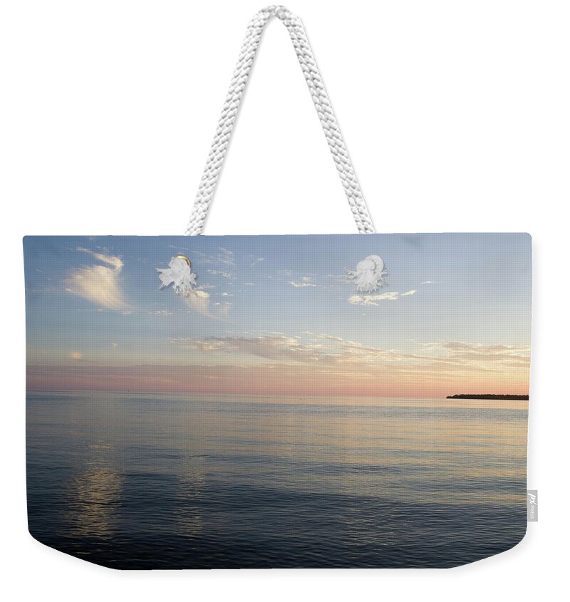 Whips Island Shimmers Weekender Tote Bag featuring the photograph Whispy Island Shimmers by Dylan Punke