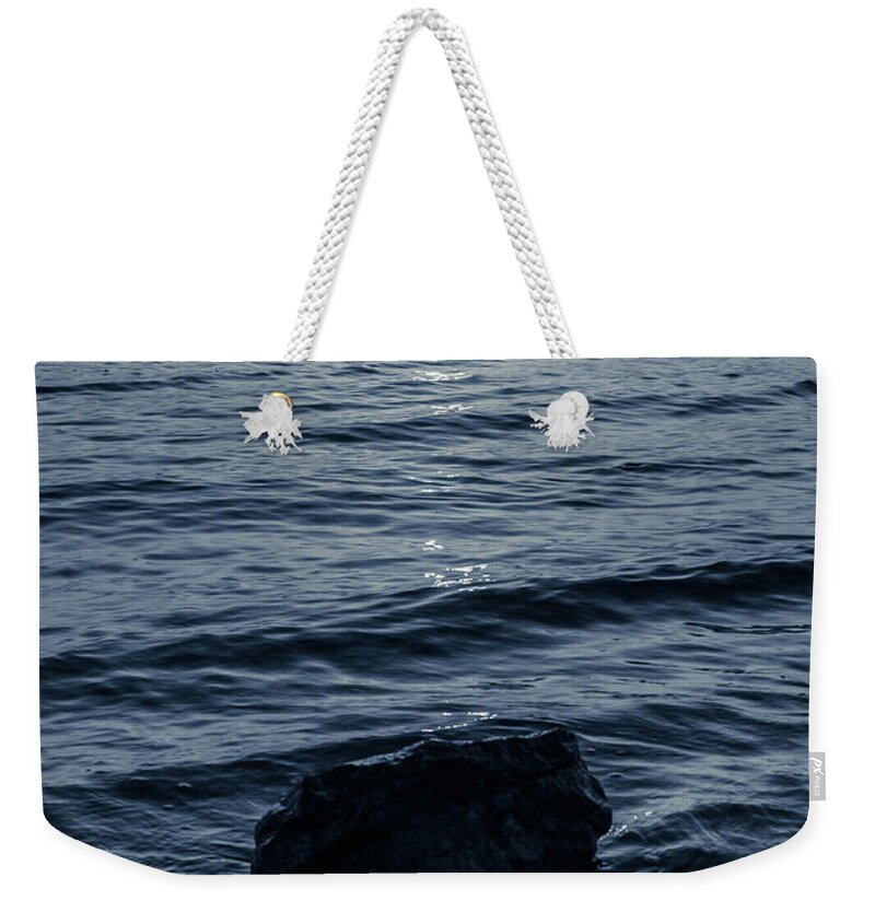 Water Weekender Tote Bag featuring the photograph White Star by AM FineArtPrints