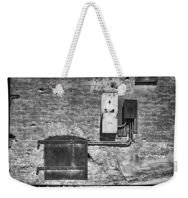 Rand Weekender Tote Bag featuring the photograph Whitwhouse Wall Rand by Hugh Smith