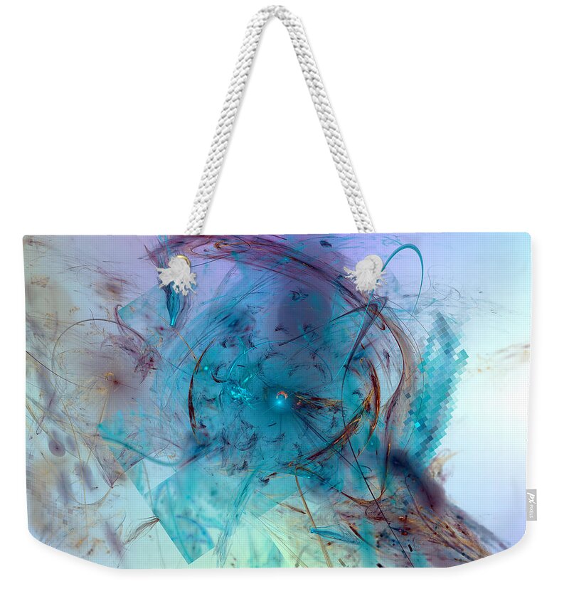 Art Weekender Tote Bag featuring the digital art Who'll Be the Next in Line by Jeff Iverson