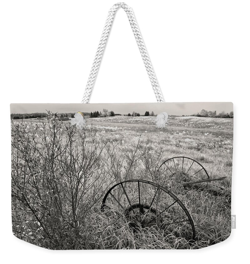 Rural Weekender Tote Bag featuring the photograph Wide Open Spaces by Jim Vance