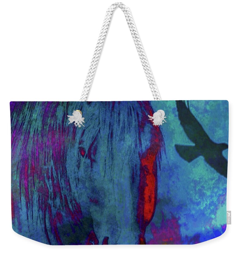 Horses Weekender Tote Bag featuring the photograph Wild and Free by Toma Caul