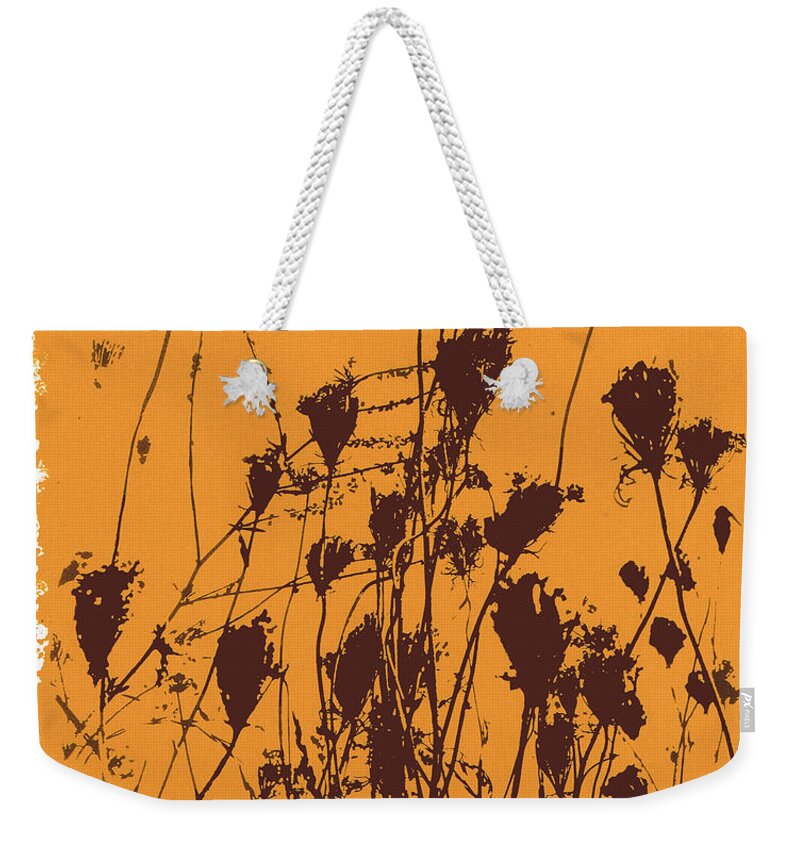 Queen Ann's Lace Weekender Tote Bag featuring the photograph Wild Carrots by James Rentz