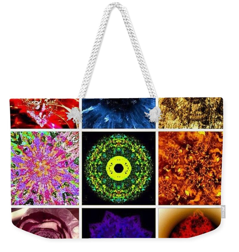 Multiedit Weekender Tote Bag featuring the photograph Wild Fractals by Nick Heap