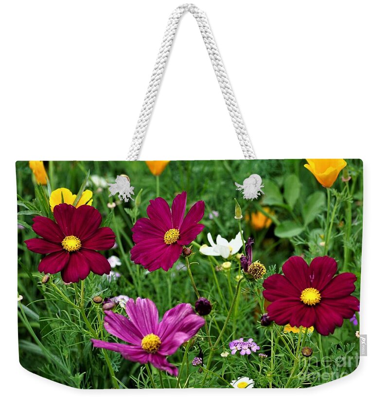 Wildflowers Weekender Tote Bag featuring the photograph Wildflowers by Merle Grenz