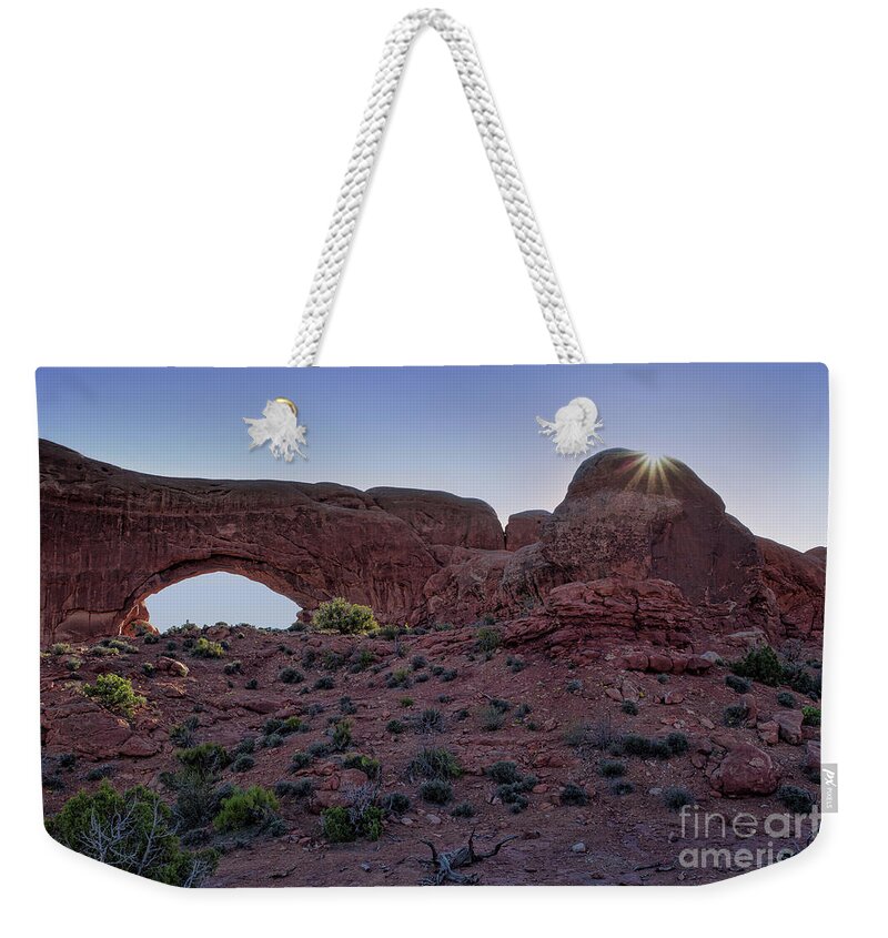 Utah Landscape Weekender Tote Bag featuring the photograph Will there be any Stars in my Crown by Jim Garrison