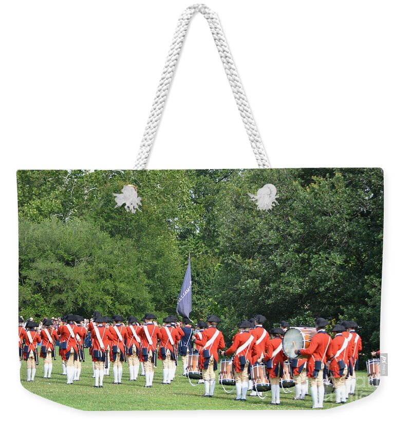 Colonial Williamsburg Weekender Tote Bag featuring the photograph Williamsburg #1 by Buddy Morrison