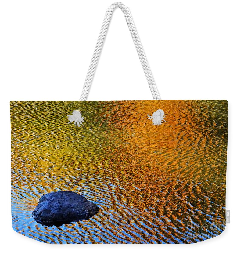 Rock Weekender Tote Bag featuring the photograph Wind on Water by Aimelle Ml