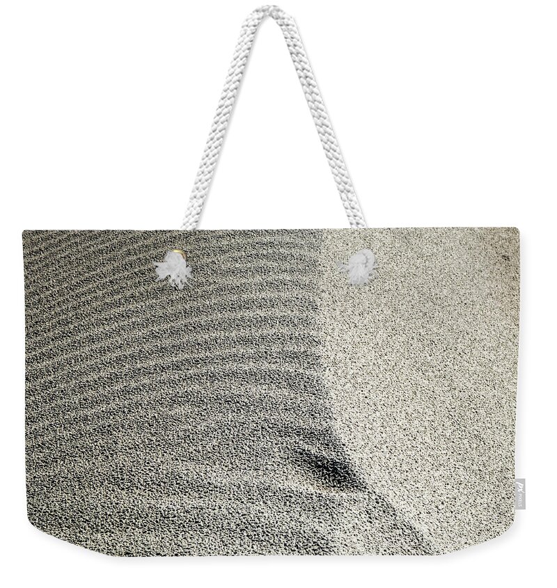 Sand Weekender Tote Bag featuring the photograph Wind Pattern by David Shuler