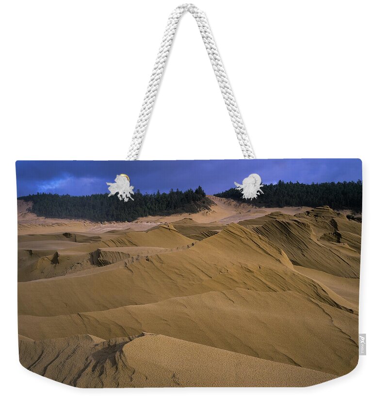 Coast Weekender Tote Bag featuring the photograph Wind Works by Robert Potts