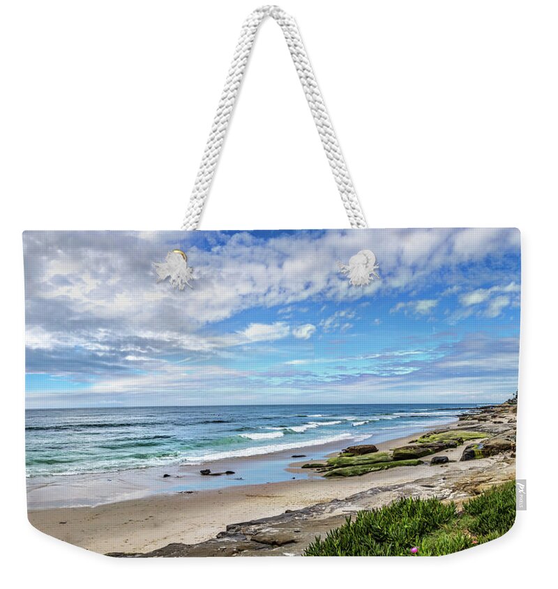 Beach Weekender Tote Bag featuring the photograph Windansea Wonderful by Peter Tellone
