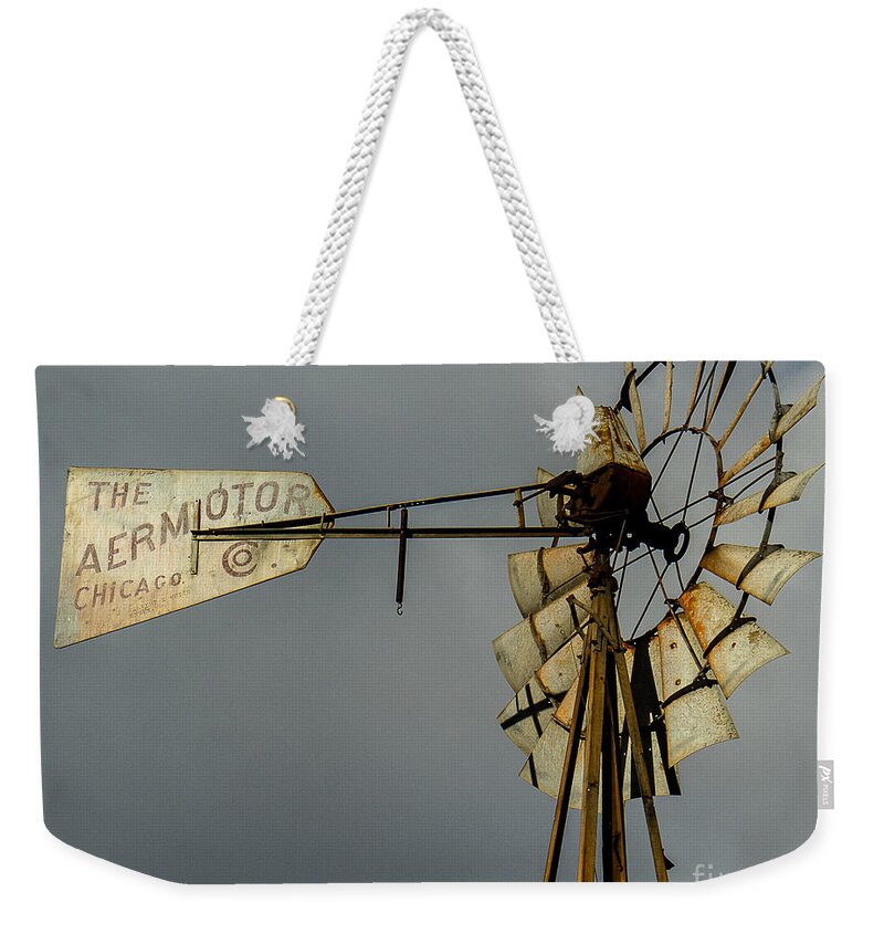 Nature Weekender Tote Bag featuring the photograph Windmill 1 by Christy Garavetto