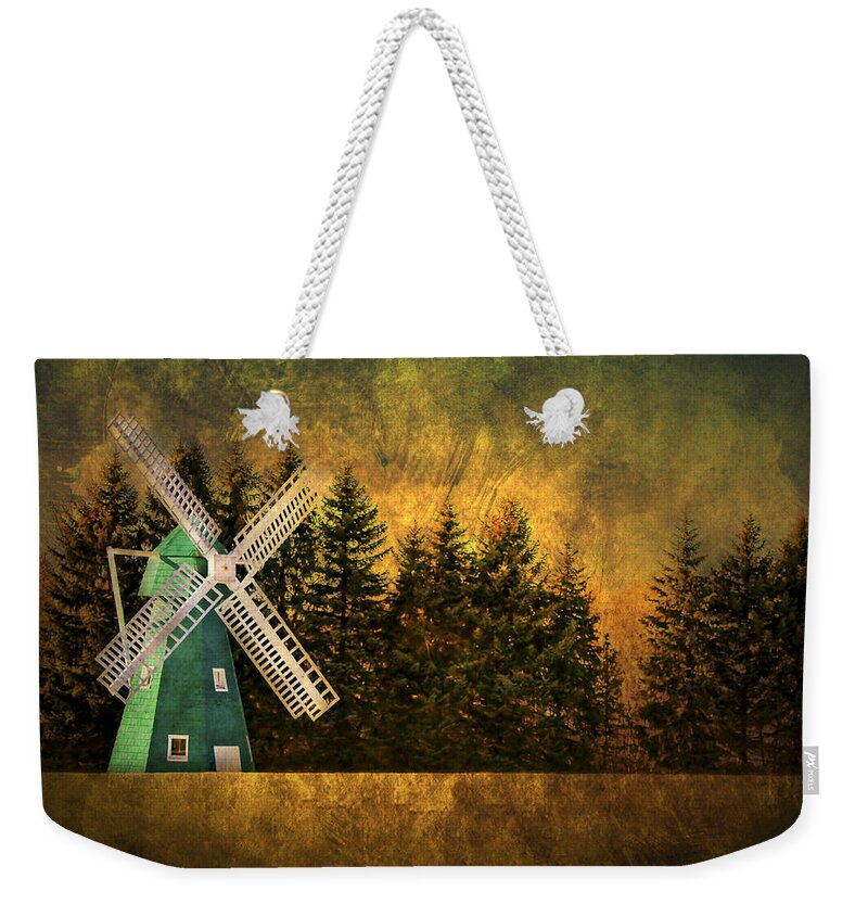Brimfield Weekender Tote Bag featuring the photograph Windmill on My Mind by Evelina Kremsdorf