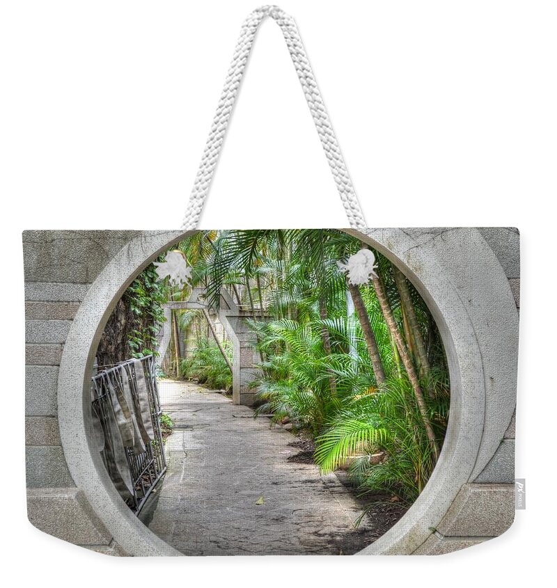 Window Weekender Tote Bag featuring the photograph Window into China by Bill Hamilton