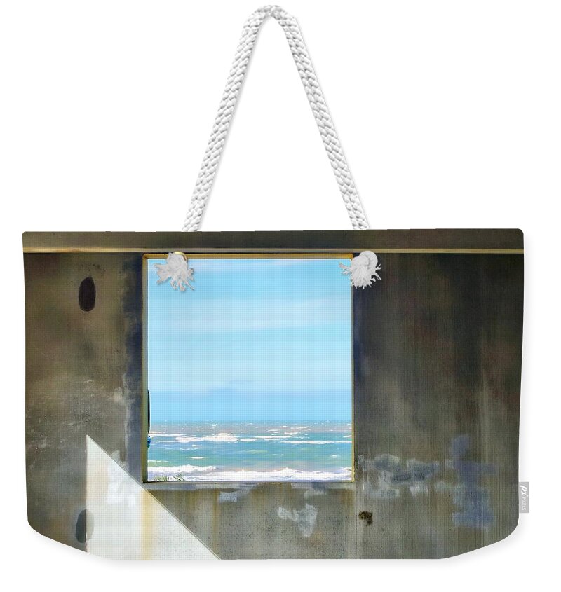 Beach Weekender Tote Bag featuring the photograph Window to Paradise by Stoney Lawrentz