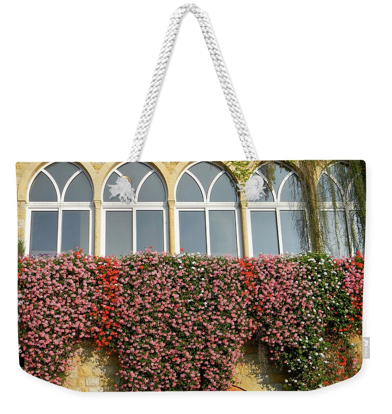 Inart Weekender Tote Bag featuring the photograph Windows in Spring by Marwan George Khoury