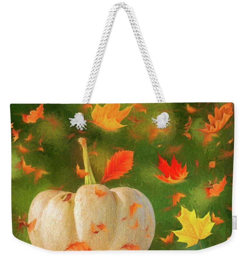 Autumn Weekender Tote Bag featuring the photograph Winds of Autumn by Cathy Kovarik