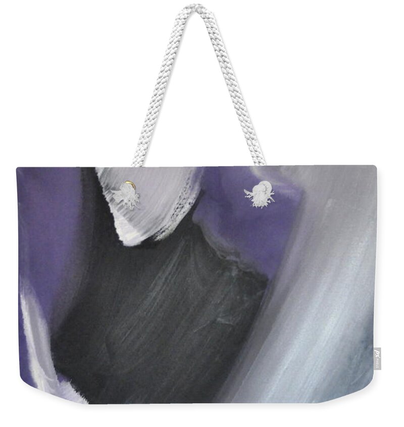 Sonal Raje Weekender Tote Bag featuring the painting Wings of Faith by Sonal Raje