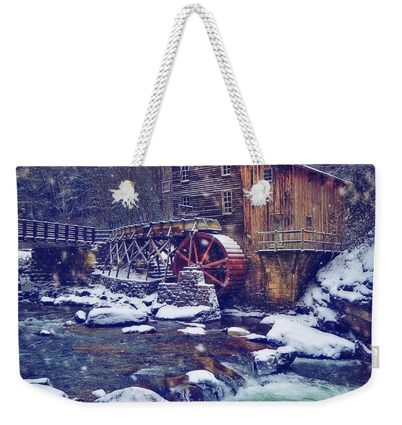 Privacy Weekender Tote Bag featuring the photograph Winter Begins by Lisa Lambert-Shank
