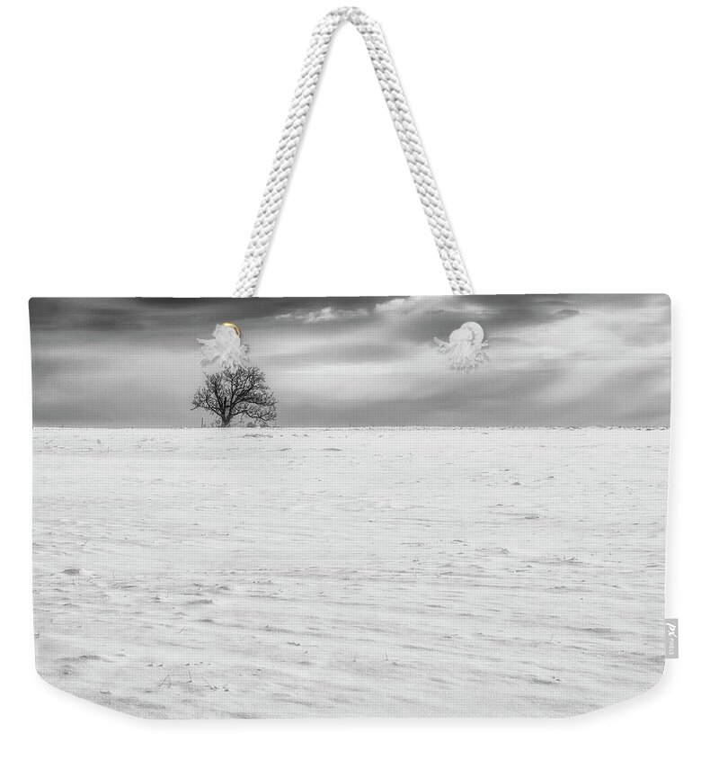 Sky Weekender Tote Bag featuring the photograph Winter by Plamen Petkov
