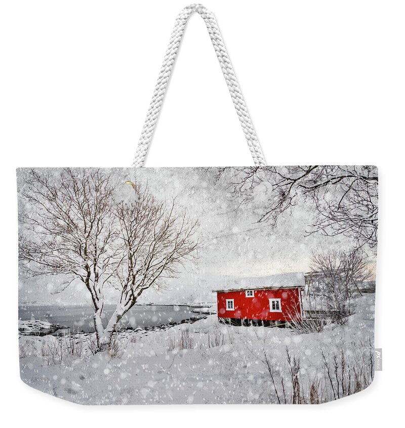 Landscape Weekender Tote Bag featuring the photograph Winter Secret by Philippe Sainte-Laudy